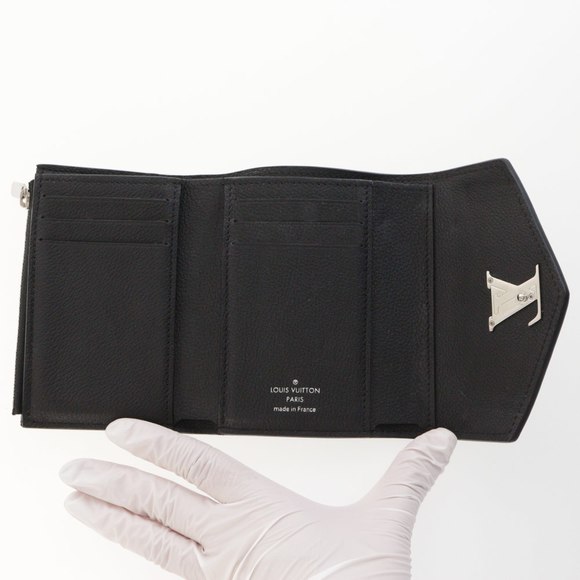 Louis Vuitton Taurillon Portefeuille My Lock Me Trifold Long Wallet Noir Black - Picture 5 of 10